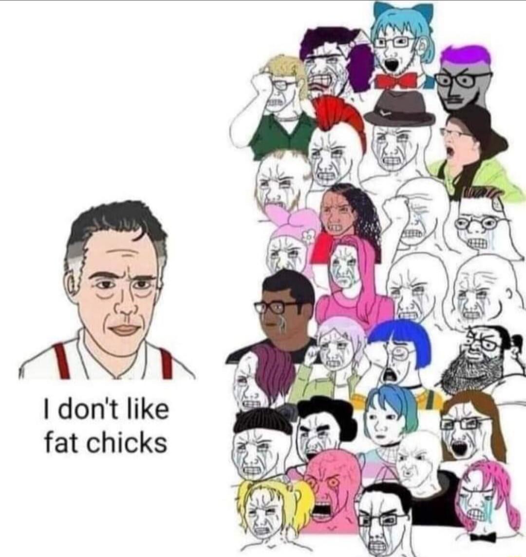 dont like fat chicks