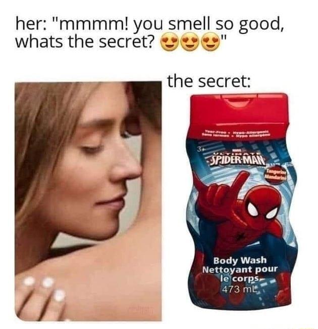 her mmmm you smell so good whats the secret e s the secret 1 Body Wash Nettoyant pour leicorps o 473 M