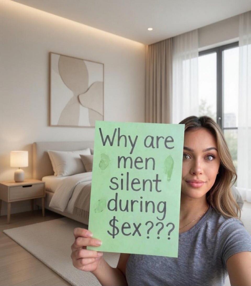 Why are men silent during $ex???
