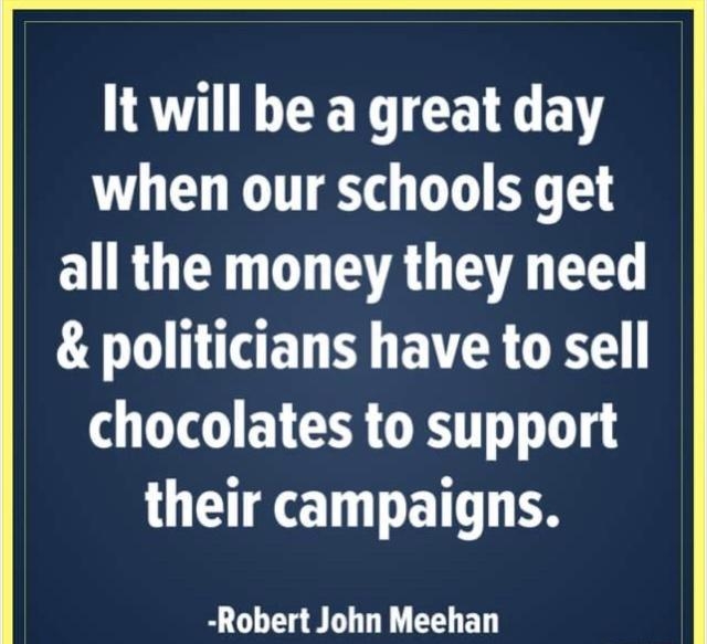 It will be a great day LT DT G T all the money they need LA TET Y EYTR G W DTG BT T T their campaigns Robert John Meehan