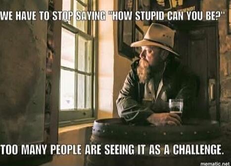 WE HAVE TO STOP SAYING 