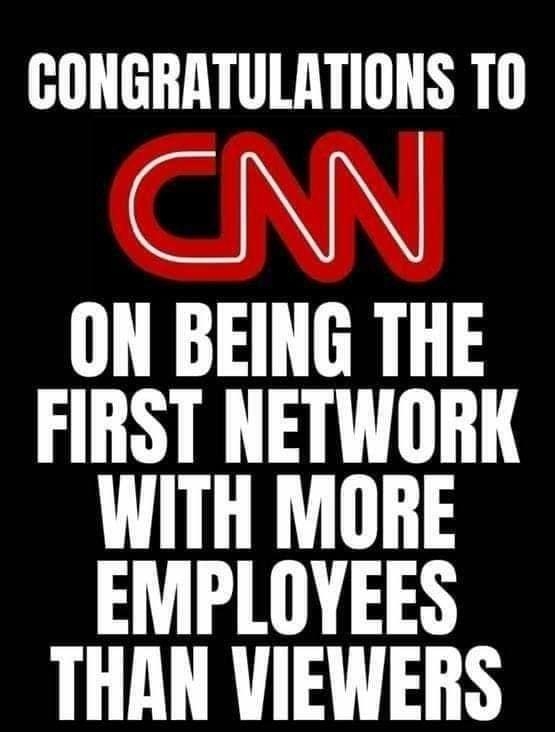 CONGRATULATIONS TO ON BEING THE FIRST NETWORK WITH MORE EMPLOYEES THAN VIEWERS