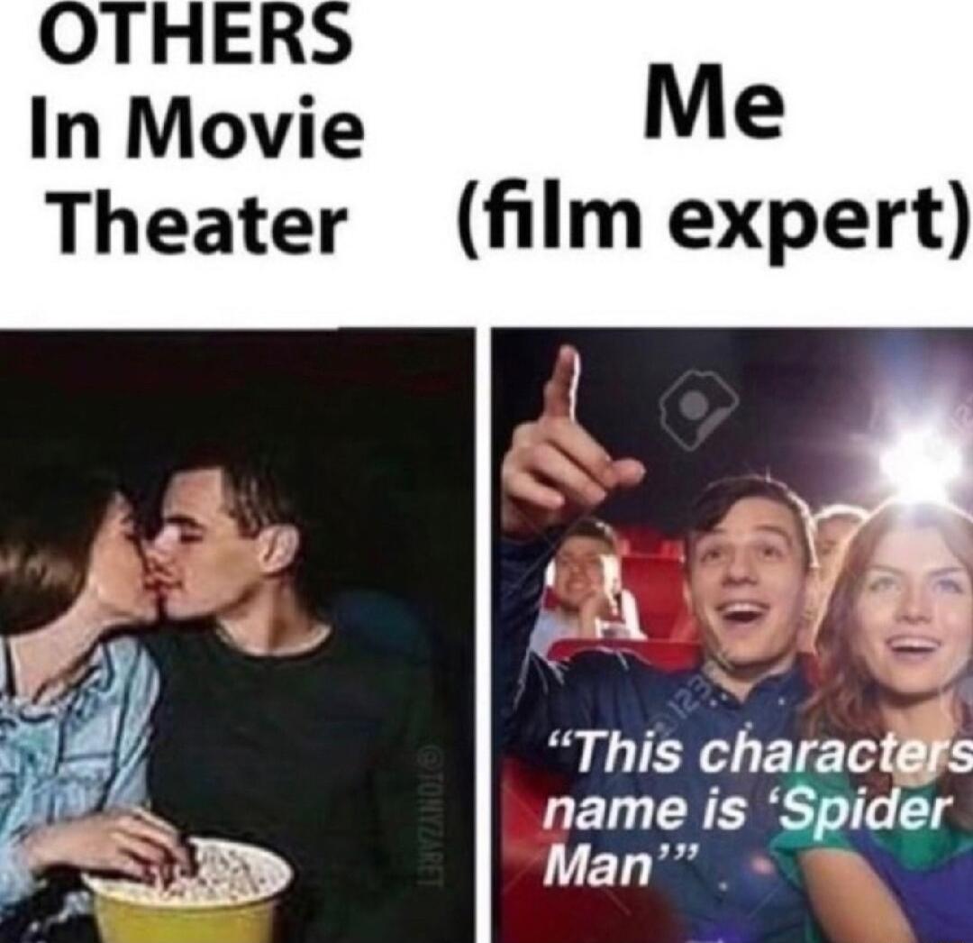 Theater film expert N This characth name is Spider Man