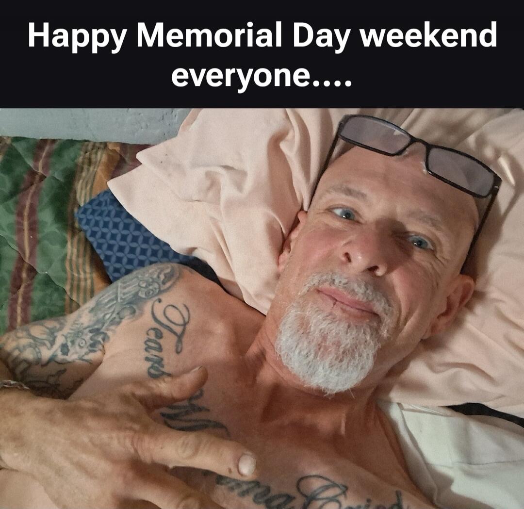 Happy Memorial Day weekend everyone....