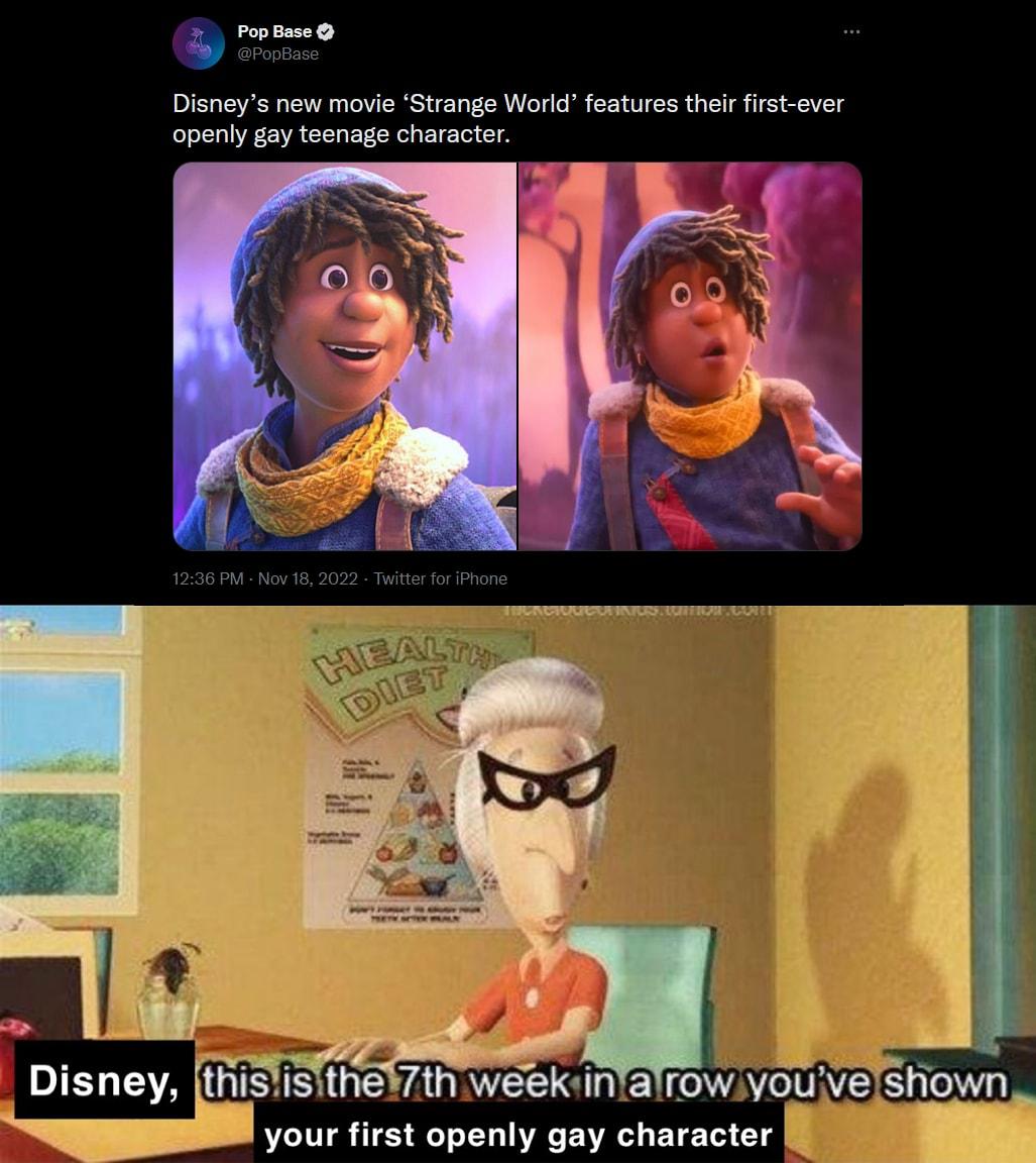 your first openly gay character