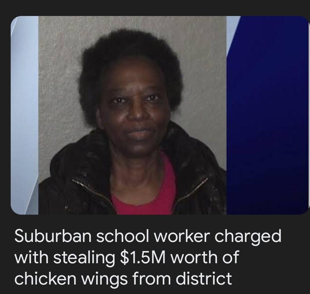 Suburban school worker charged WIS CEITale R YR AW elgisRel chicken wings from district