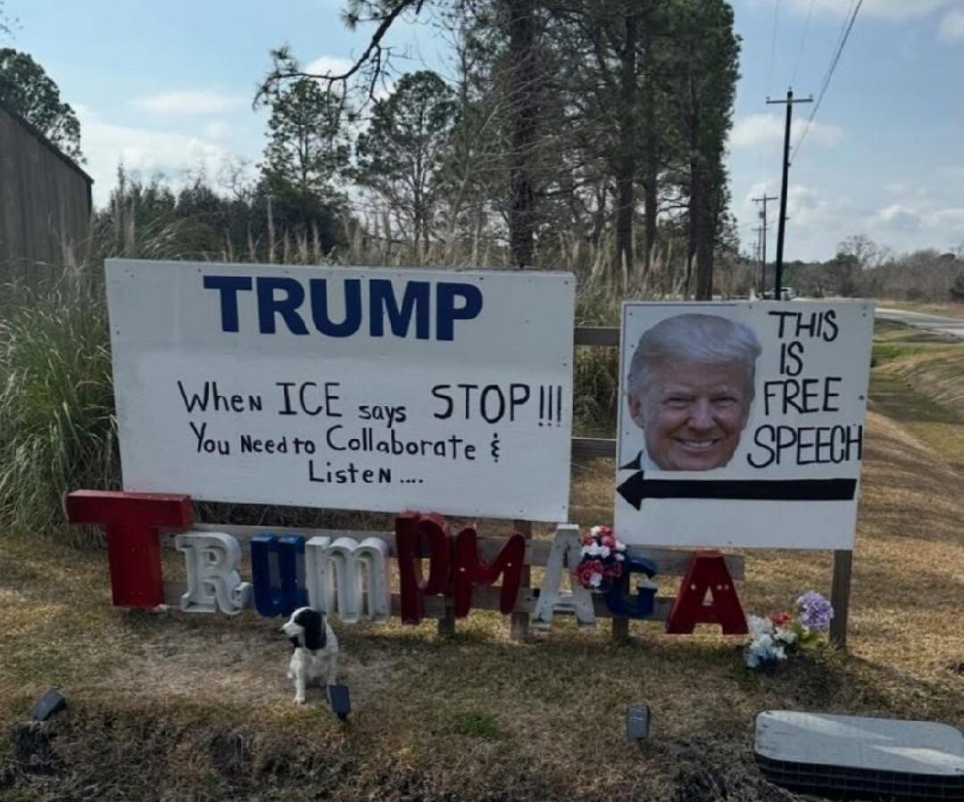 TRUMP When ICE says STOP!!! You Need to Collaborate & Listen.... THIS IS FREE SPEECH TRUMP MAGA