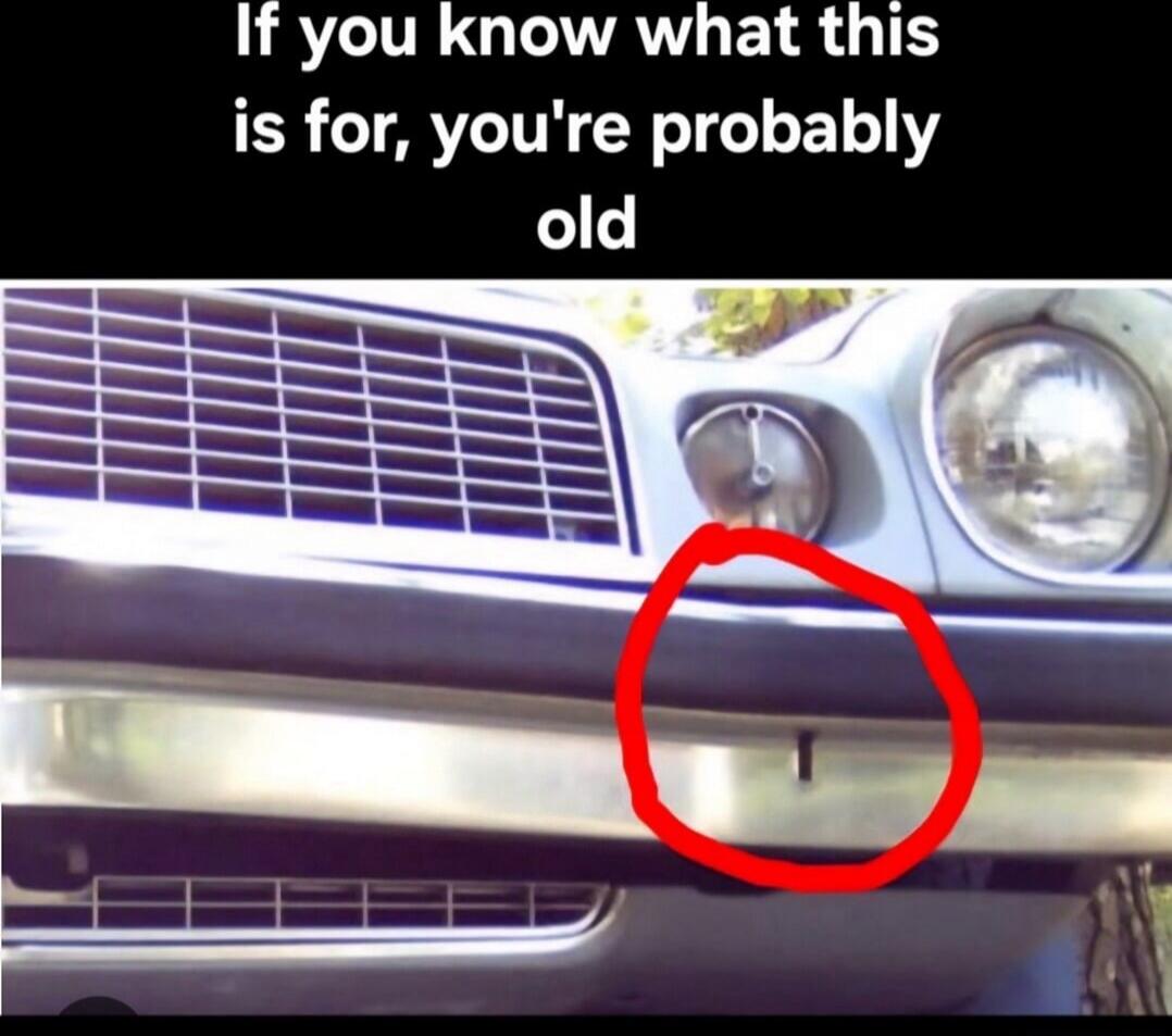 If you know what this is for, you're probably old