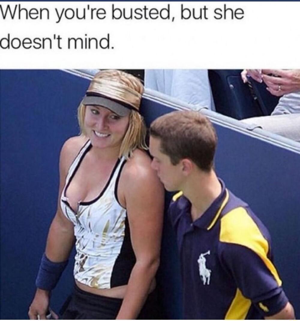 hen youre busted but she doesnt mind