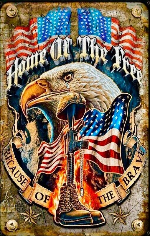 Home Of The Free Because Of The Brave