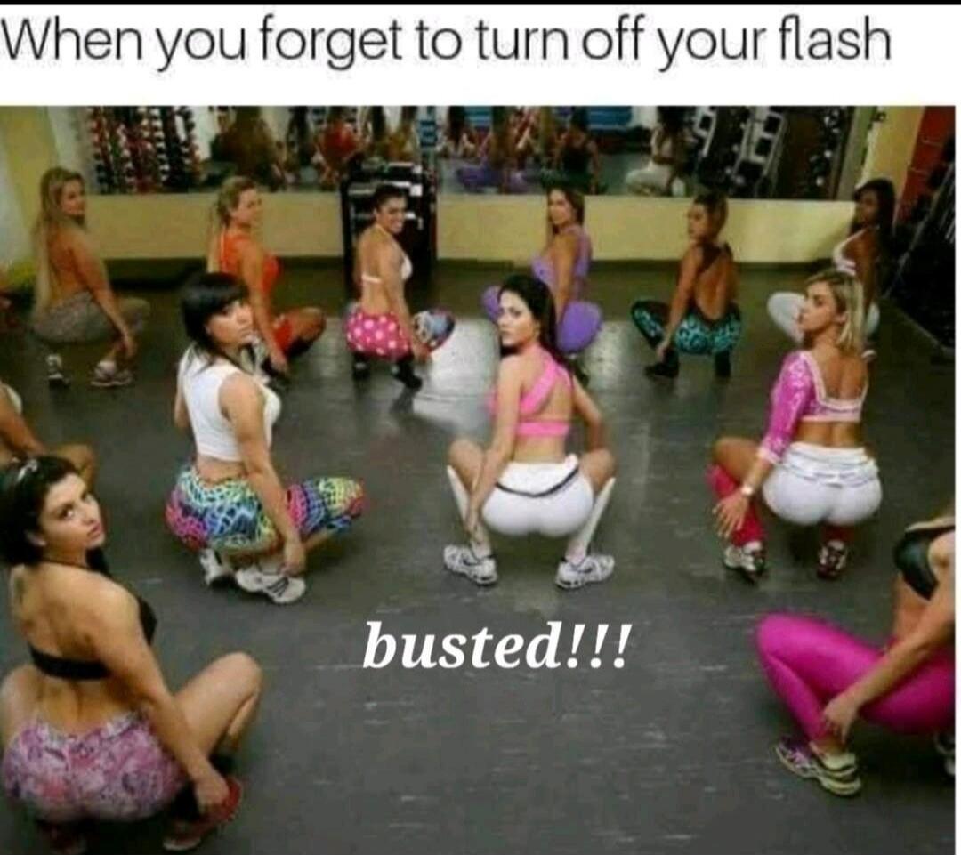 When you forget to turn off your flash busted!!!