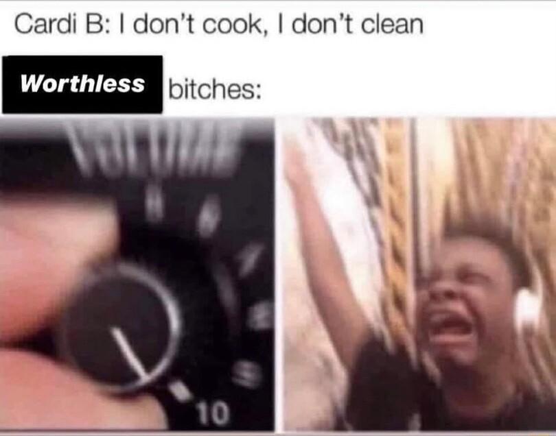 Cardi B dont cook dont clean