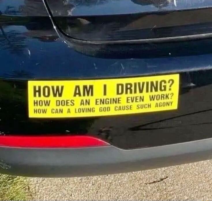 I HOW AWM DRIVING HOW DOES AN ENGINE EVEN WOFE