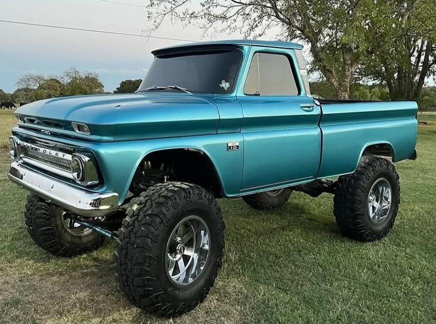 CHEVROLET 10, Texas flag sticker