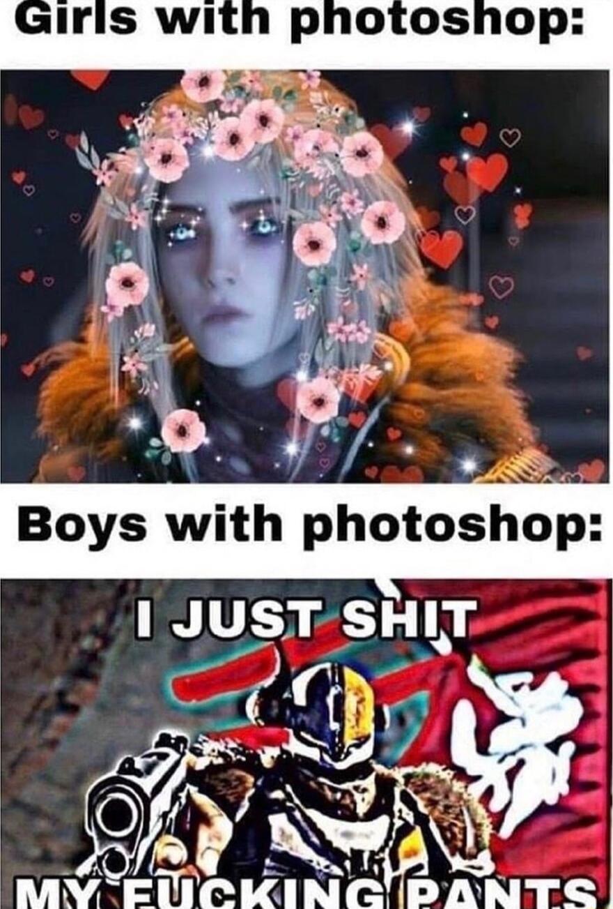 Boys wuth photoshop I JUST SHIT 5l OfY fv 1 TV A IT CKING V Vg 3