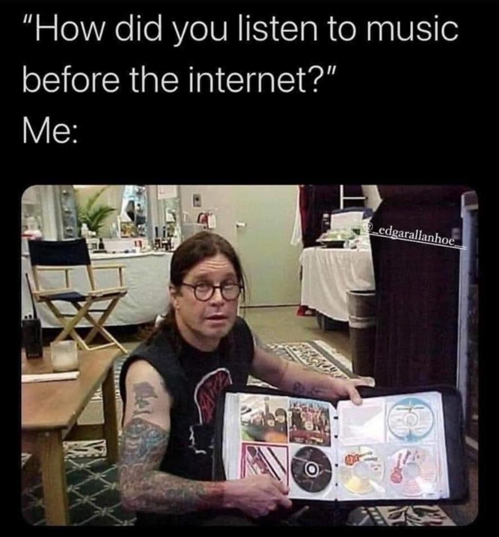 How did you listen to music before the internet V