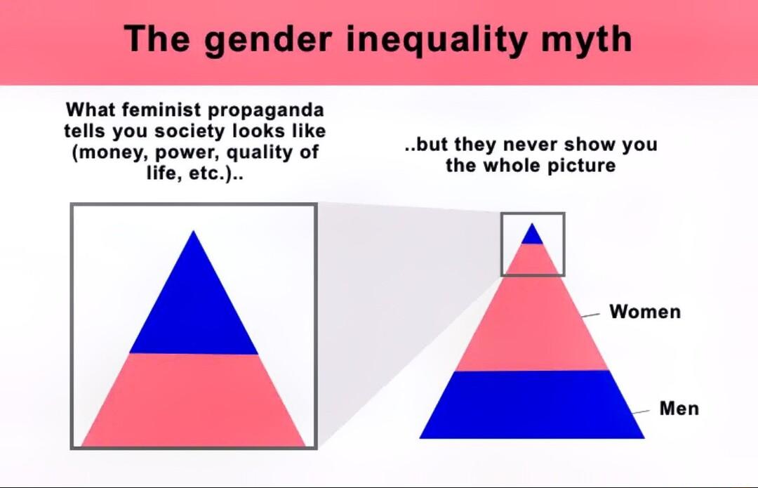 The gender inequality myth What feminist propa tells you society lool show you