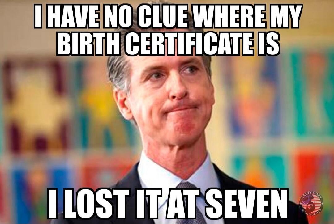 I HAVE NO CLUE WHERE MY BIRTH CERTIFICATE IS I LOST IT AT SEVEN
