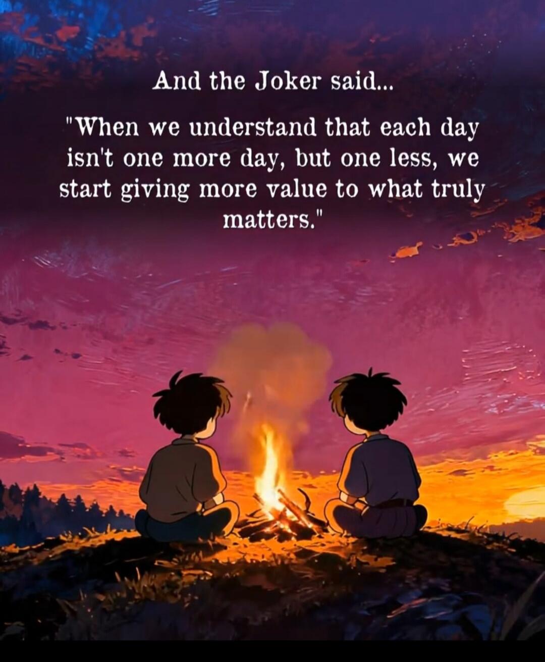 And the Joker said... 