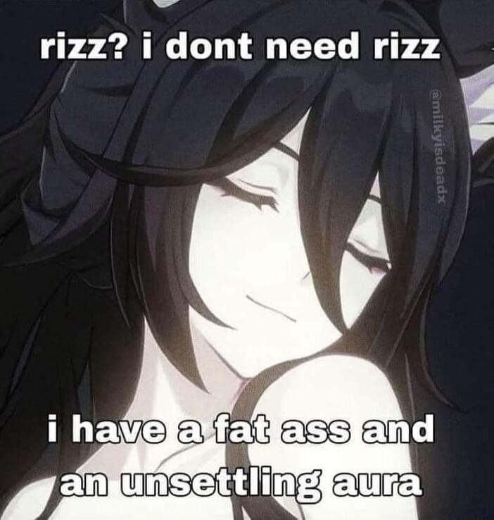 rizz i dont need rizz