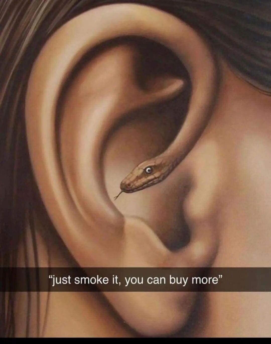 just smoke it, you can buy more