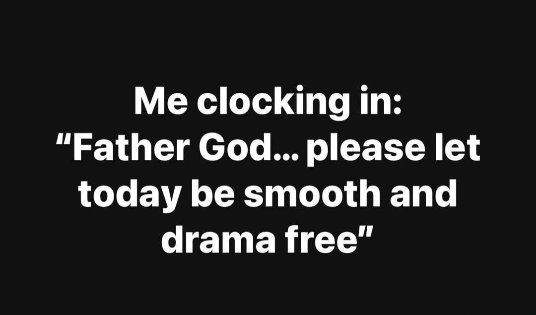 Me clocking in: 