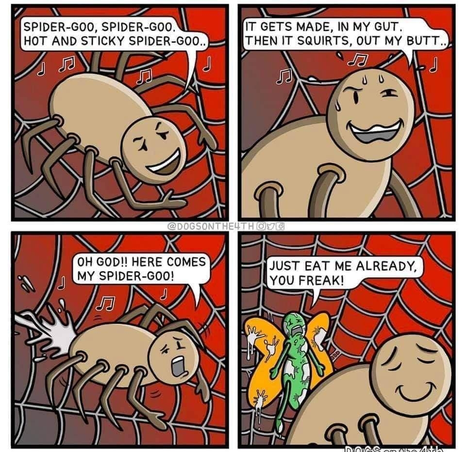 q SPIDER G00 SPIDER GO0O HOT AND STICKY SPIDER G Riccnee