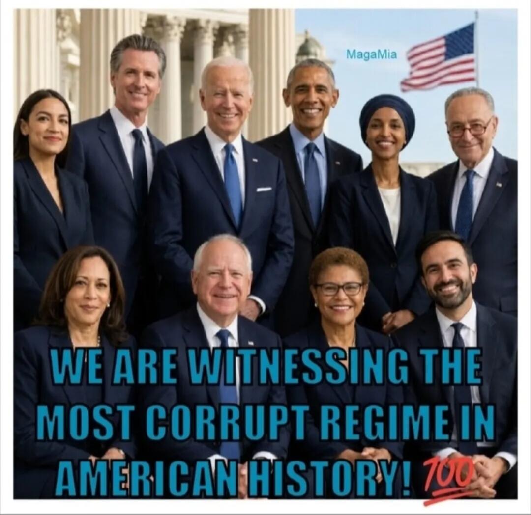 WE ARE WITNESSING THE MOST CORRUPT REGIME IN AMERICAN HISTORY! 💯 MagaMia