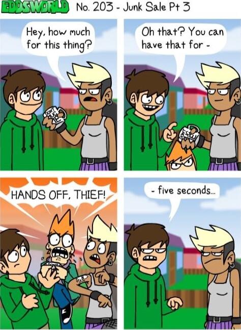 No 203 Junk Sale Pt 3 Hey how much Oh that You can for this thing have that for