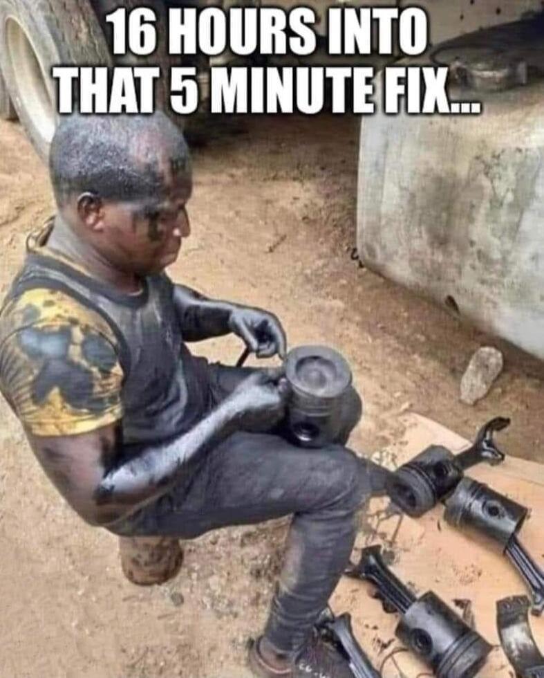 f 116 HOURSINTO IIIAl 5MINUTEFIX