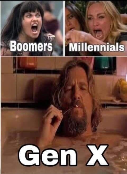 Boomers Millennials Gen X