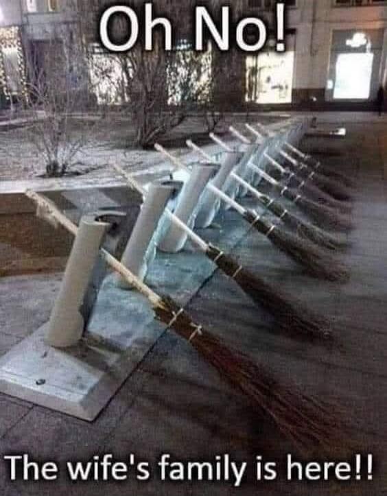 Oh No! The wife's family is here!!