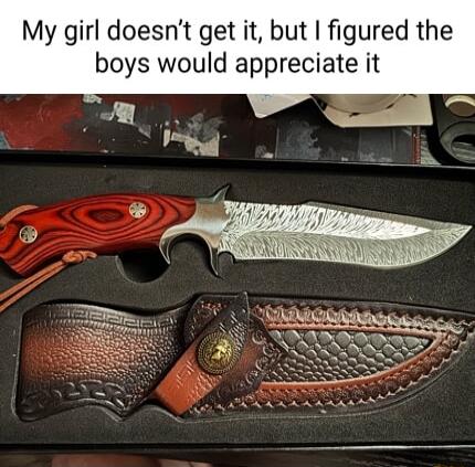 My girl doesnt get it but figured the boys would appreciate it