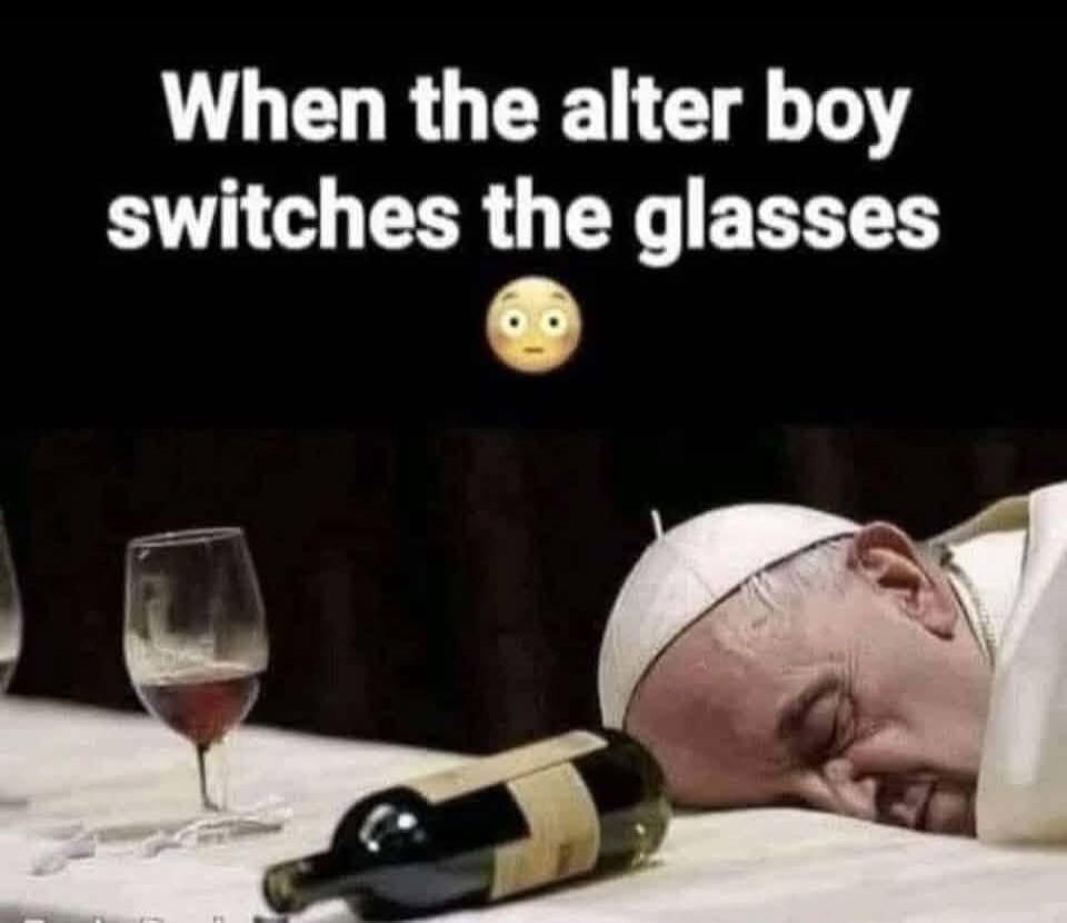 When the alter boy switches the glasses 😳