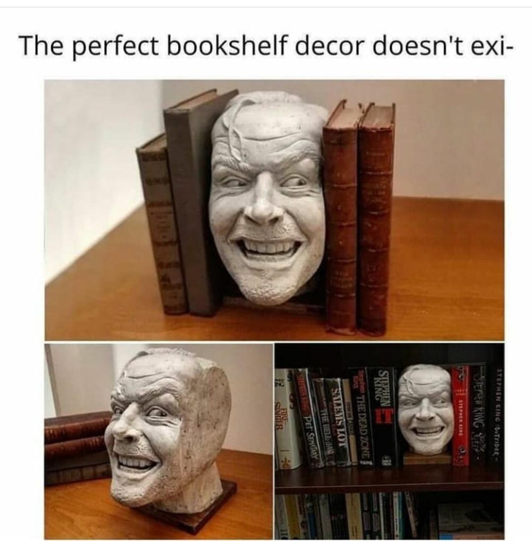 The perfect bookshelf decor doesnt exi