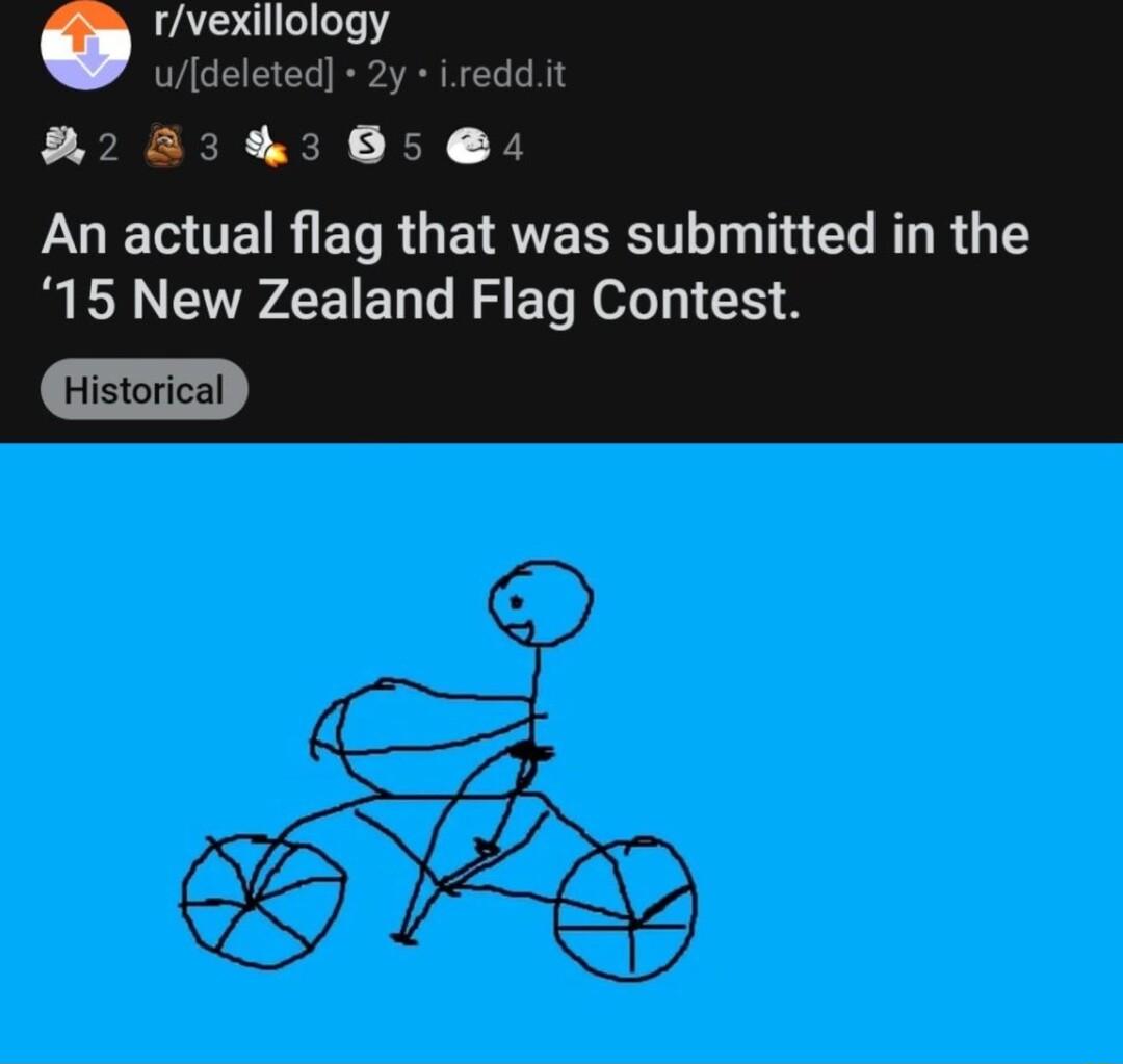 rvexillology udeleted 2y ireddit B2 833854 An actual flag that was submitted in the 15 New Zealand Flag Contest