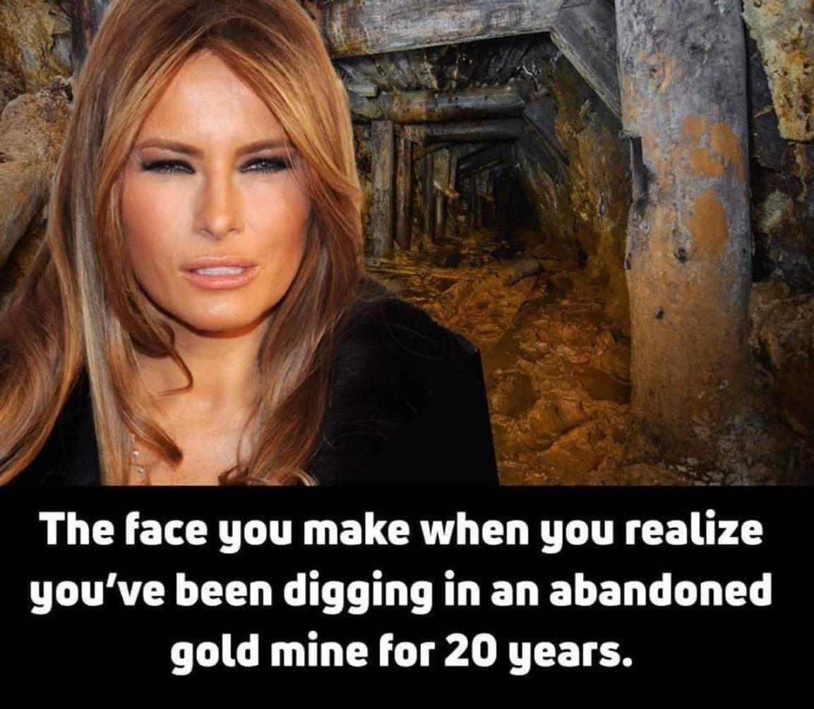 The face you make when you realize youve been digging in an abandoned gold mine for 20 years