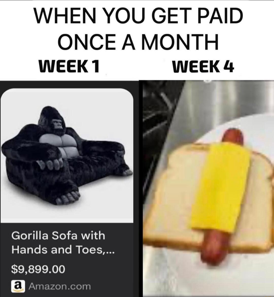 WHEN YOU GET PAID ONCE A MONTH WEEK1 WEEK 4 T ERI RV Hands and Toes 989900