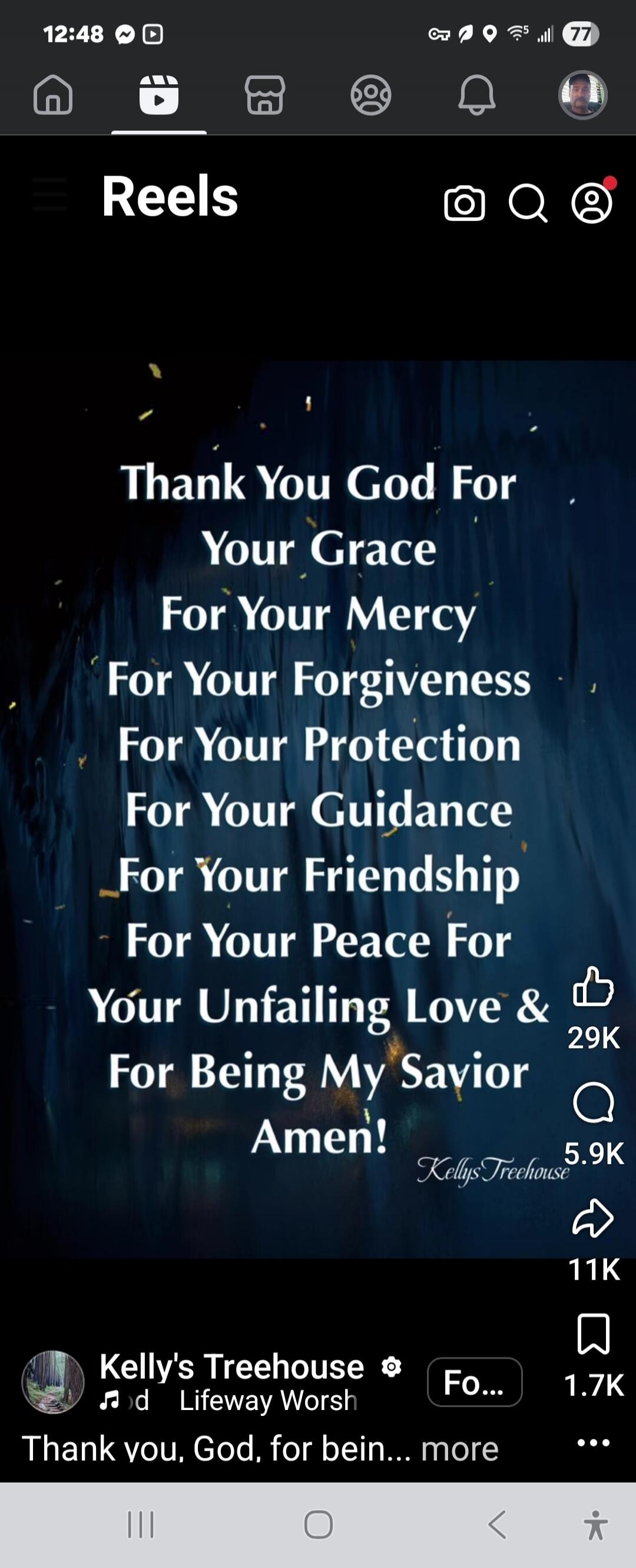 Thank You God For Your Grace
For Your Mercy
For Your Forgiveness
For Your Protection
For Your Guidance
For Your Friendship
For Your Peace For
Your Unfailing Love &
For Being My Savior
Amen!
