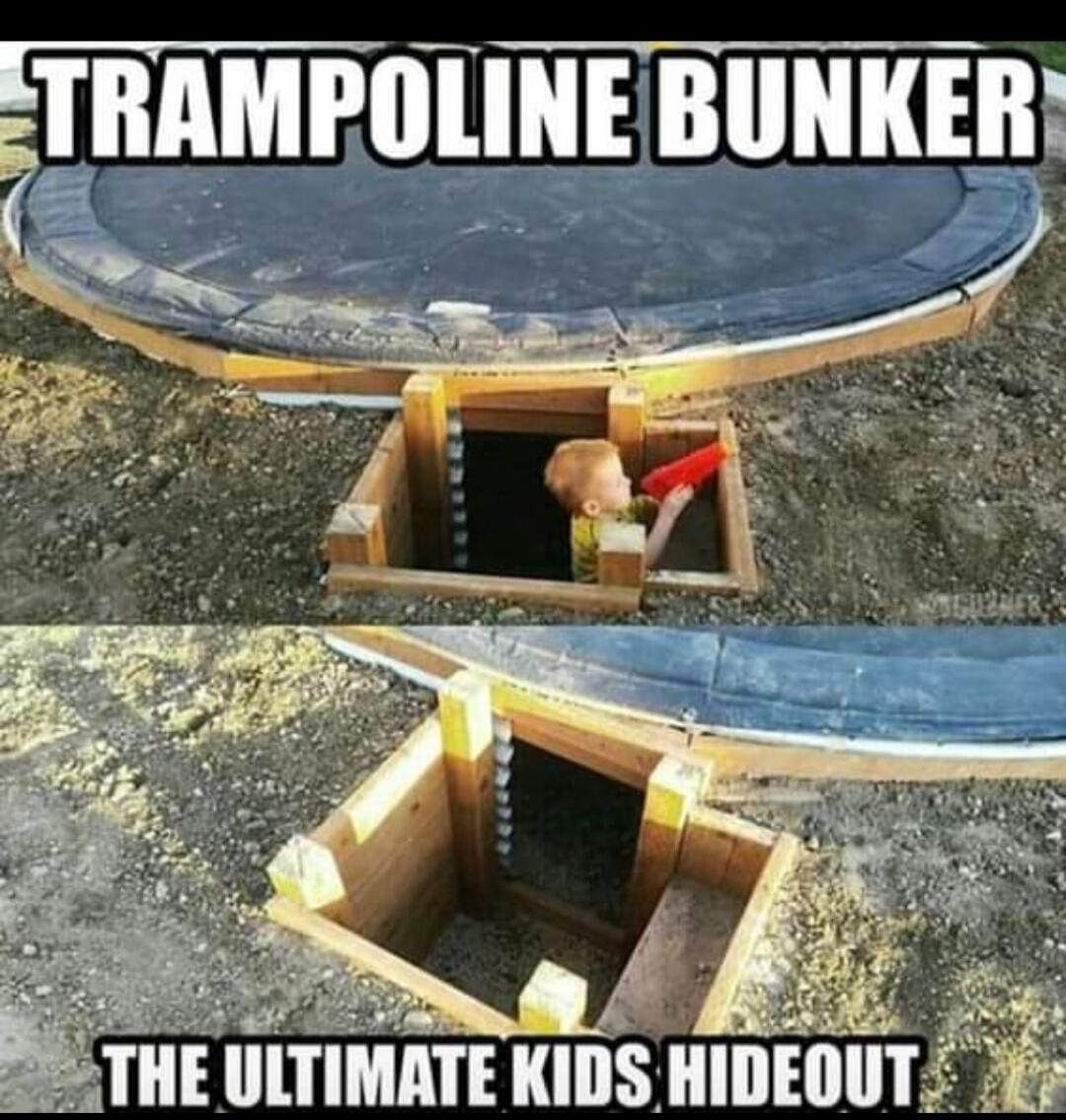 T T2 Y TRAMPOLINEBUNKER THE ULTIMATE KIDS HIDEOUT