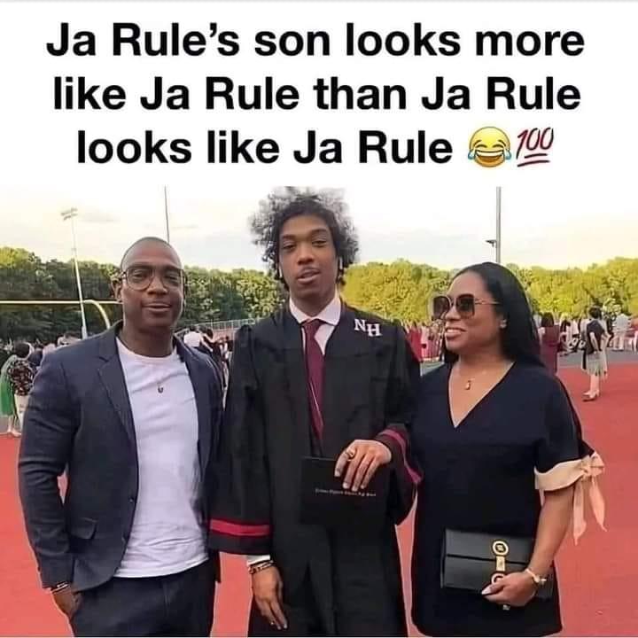 Ja Rules son looks more like Ja Rule than Ja Rule looks like Ja Rule