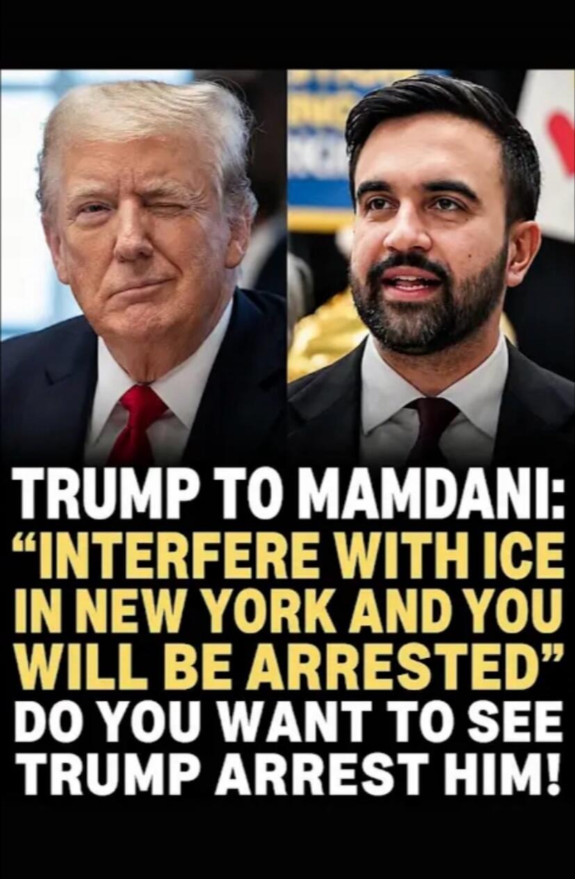 TRUMP TO MAMDANI: 