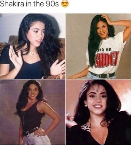Shakira in the 90s