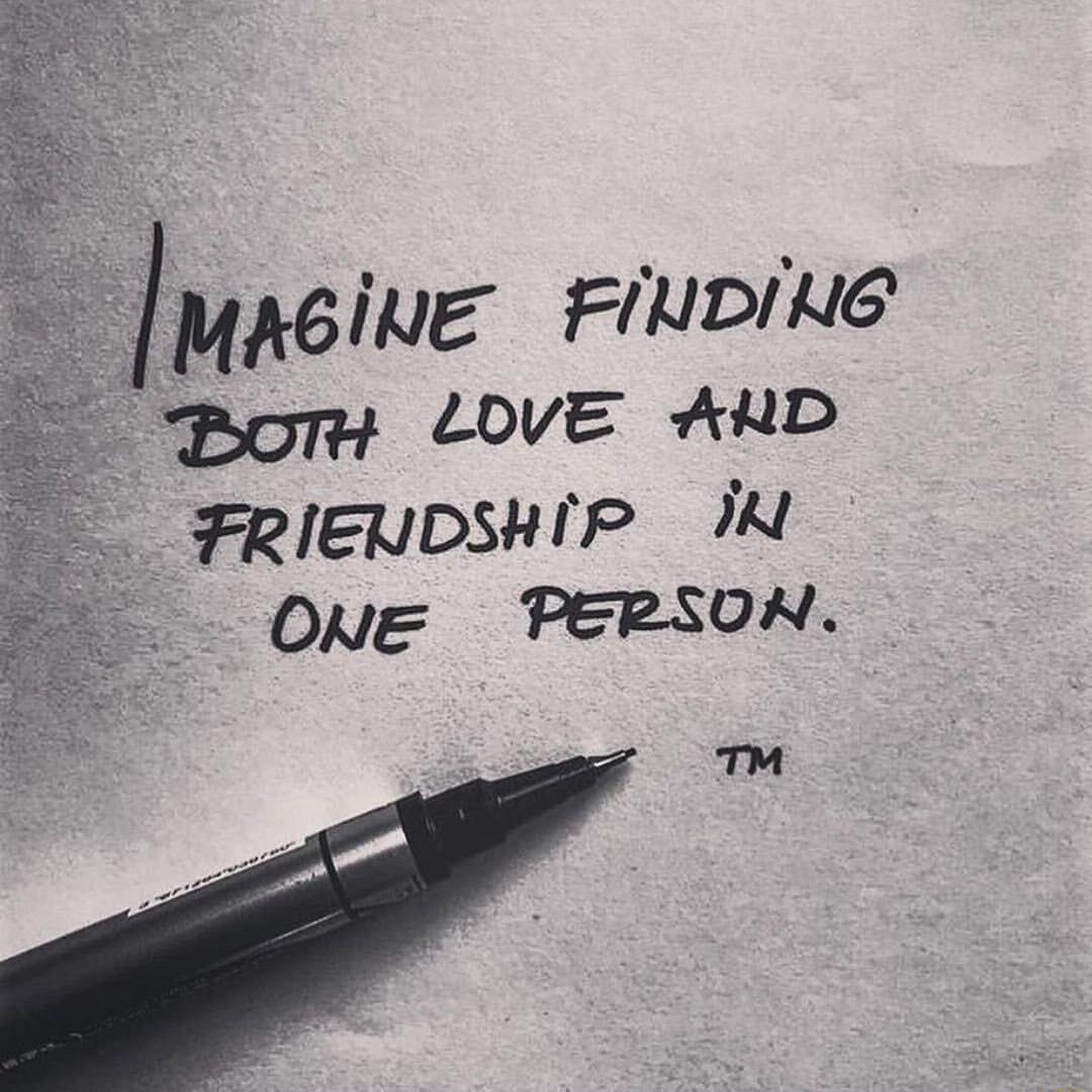 MRGE FINDING PO LOVE AND FRIEUDSHIP N OnNE PERSON