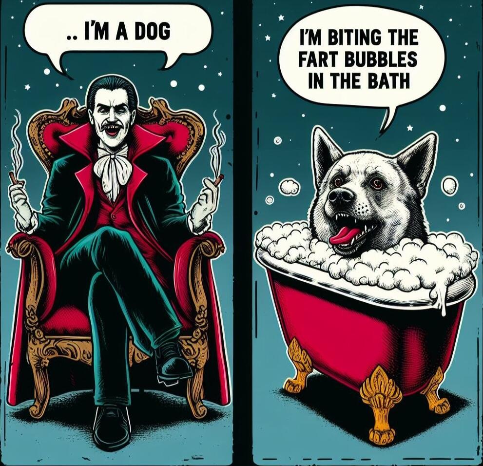 8 M BITING THE N FART BUBBLES RN THE BATH