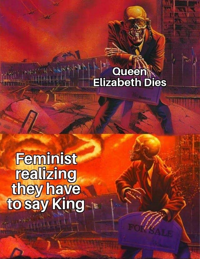 SRR P h Queenx Elizabeth Dles oo s Femnst rea s ey hav A tosay King o