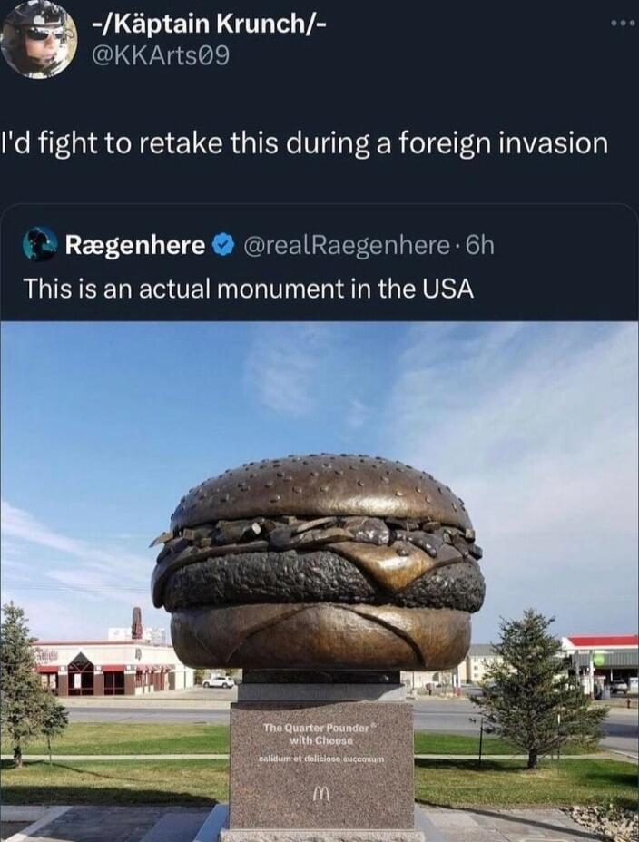 2 Kptain Krunch KKArts9 Id fight to retake this during a foreign invasion Raegenhere realRaegenhere 6h AGISIEEL T TEN BT ERILRGEVETS