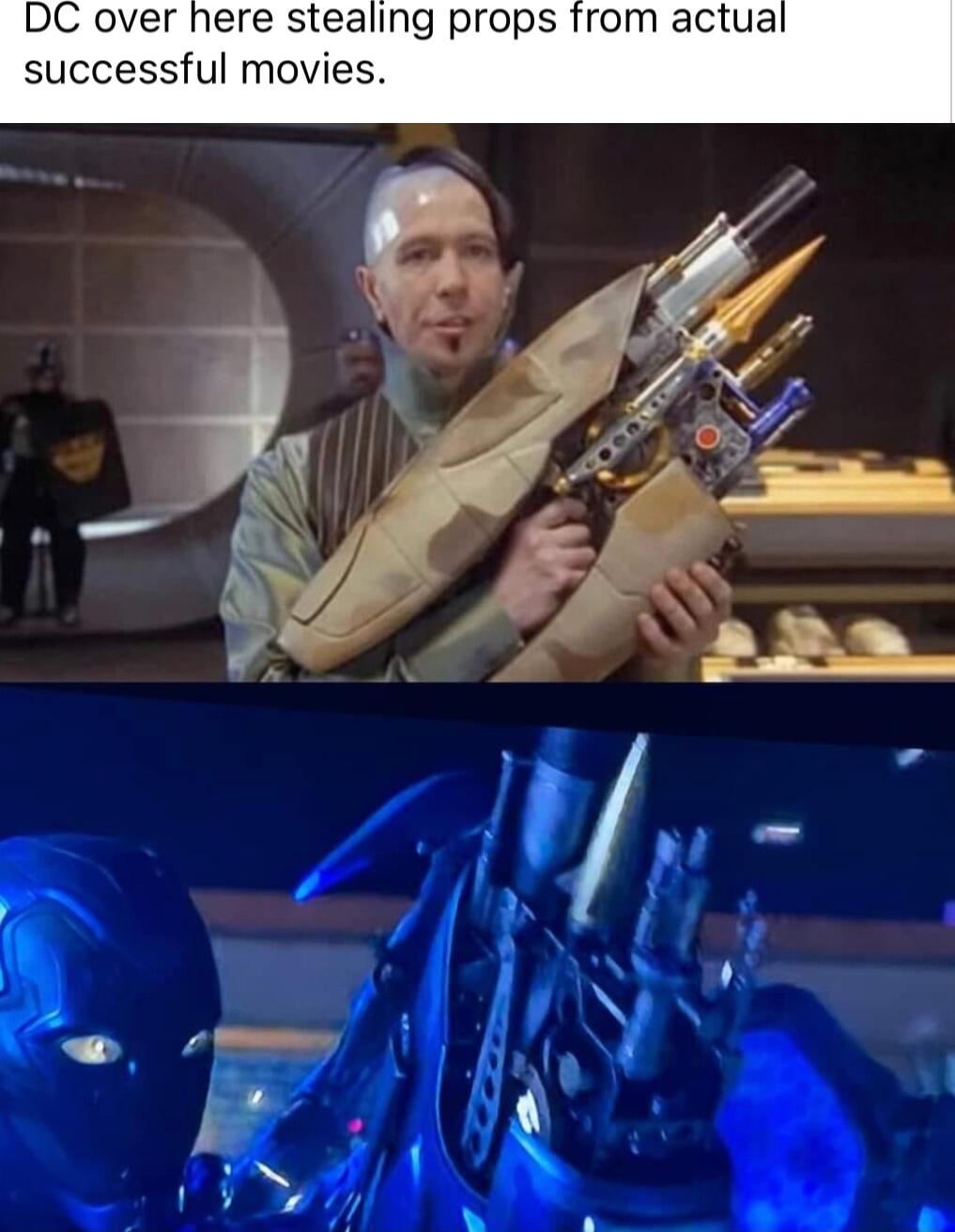 DC over here stealing props from actual successful movies