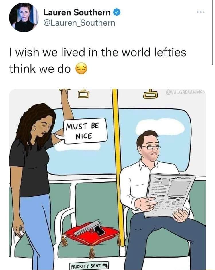 Lauren Southern Lauren_Southern wish we lived in the world lefties think we do