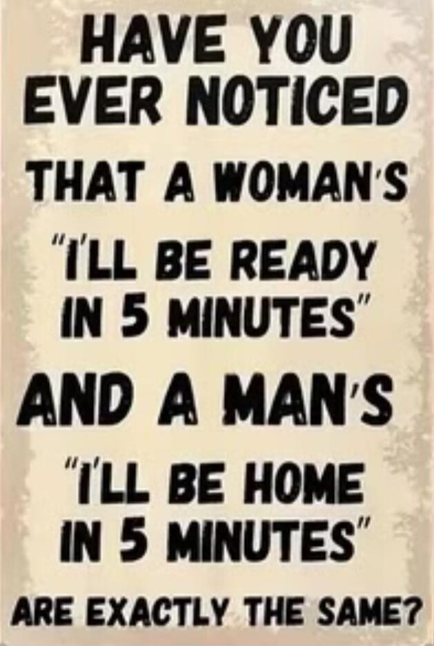 Have you ever noticed that a woman's 